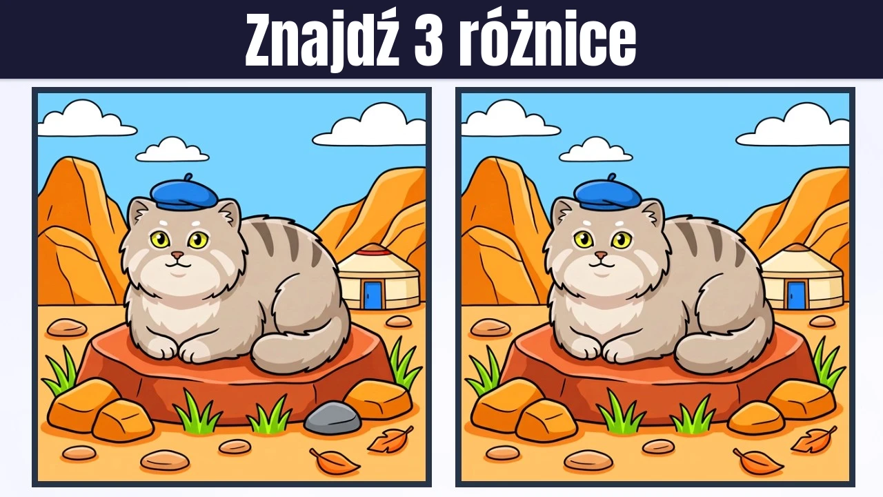 Znajdź 3 różnice | Wersja ilustracyjna #2382