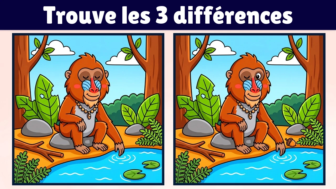 Trouvez les 3 différences | Version Illustration #2352