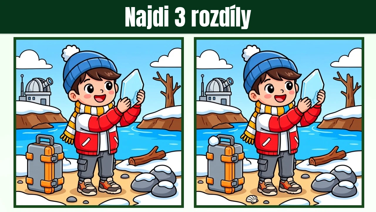 Najděte 3 rozdíly | Ilustrační verze #2364