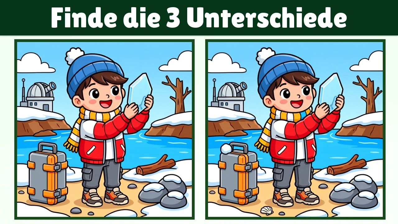 Finde die 3 Unterschiede | Illustration Version #2364