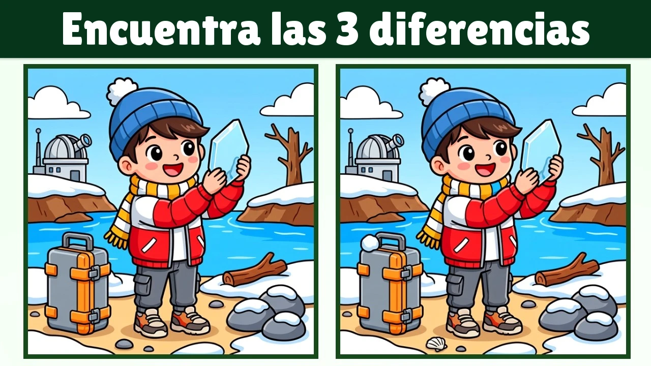 Encuentra las 3 diferencias | Versión de ilustración #2364