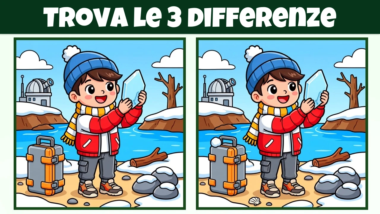 Trova le 3 Differenze | Versione Illustrazione #2364
