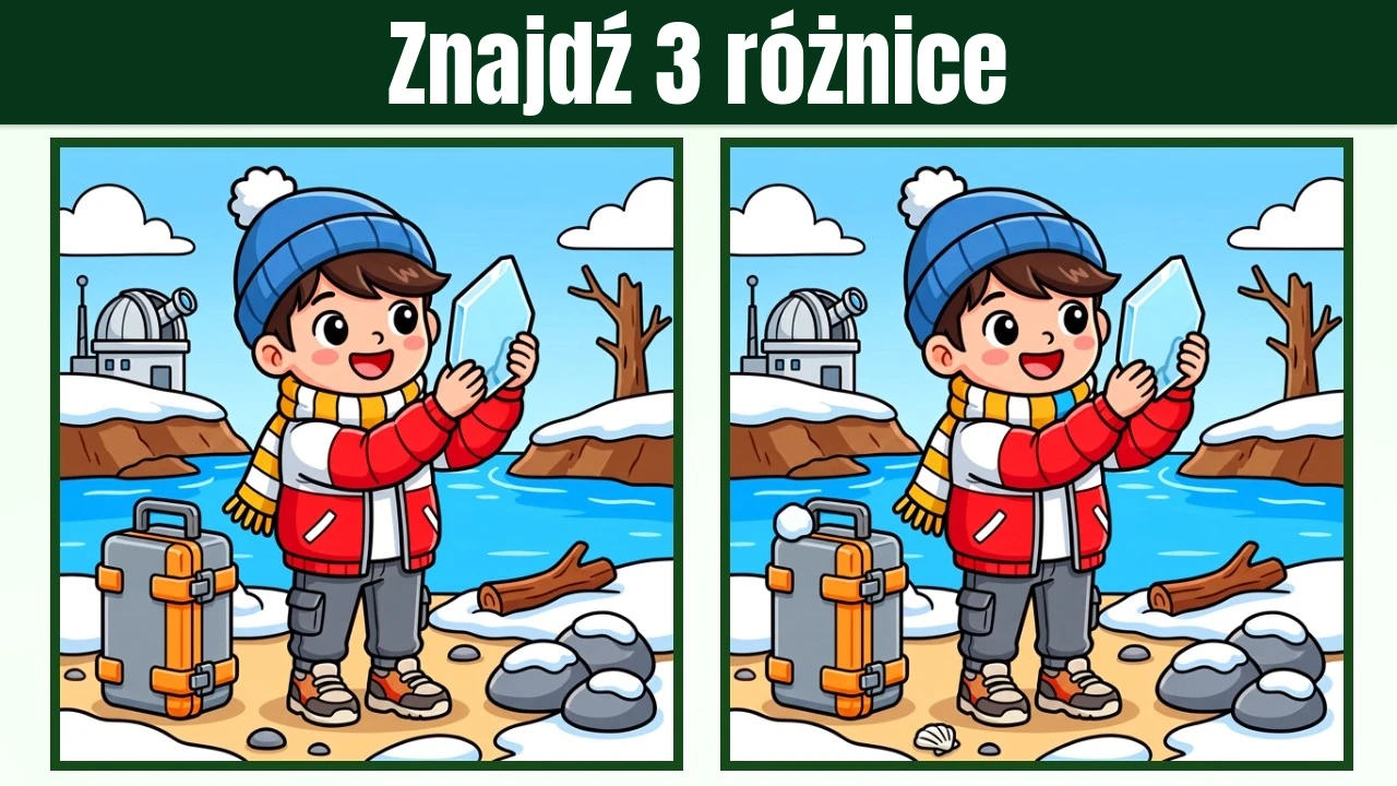 Znajdź 3 różnice | Wersja ilustracyjna #2364